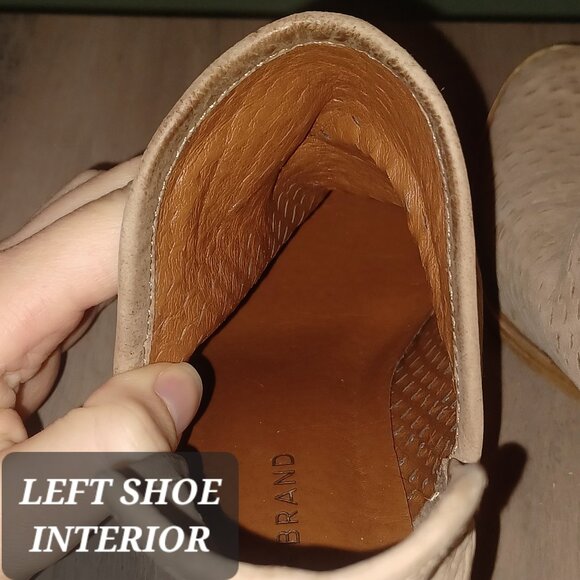 LUCKY BRAND Baley Ankle Boots Tan 7.5 - Picture 9 of 13